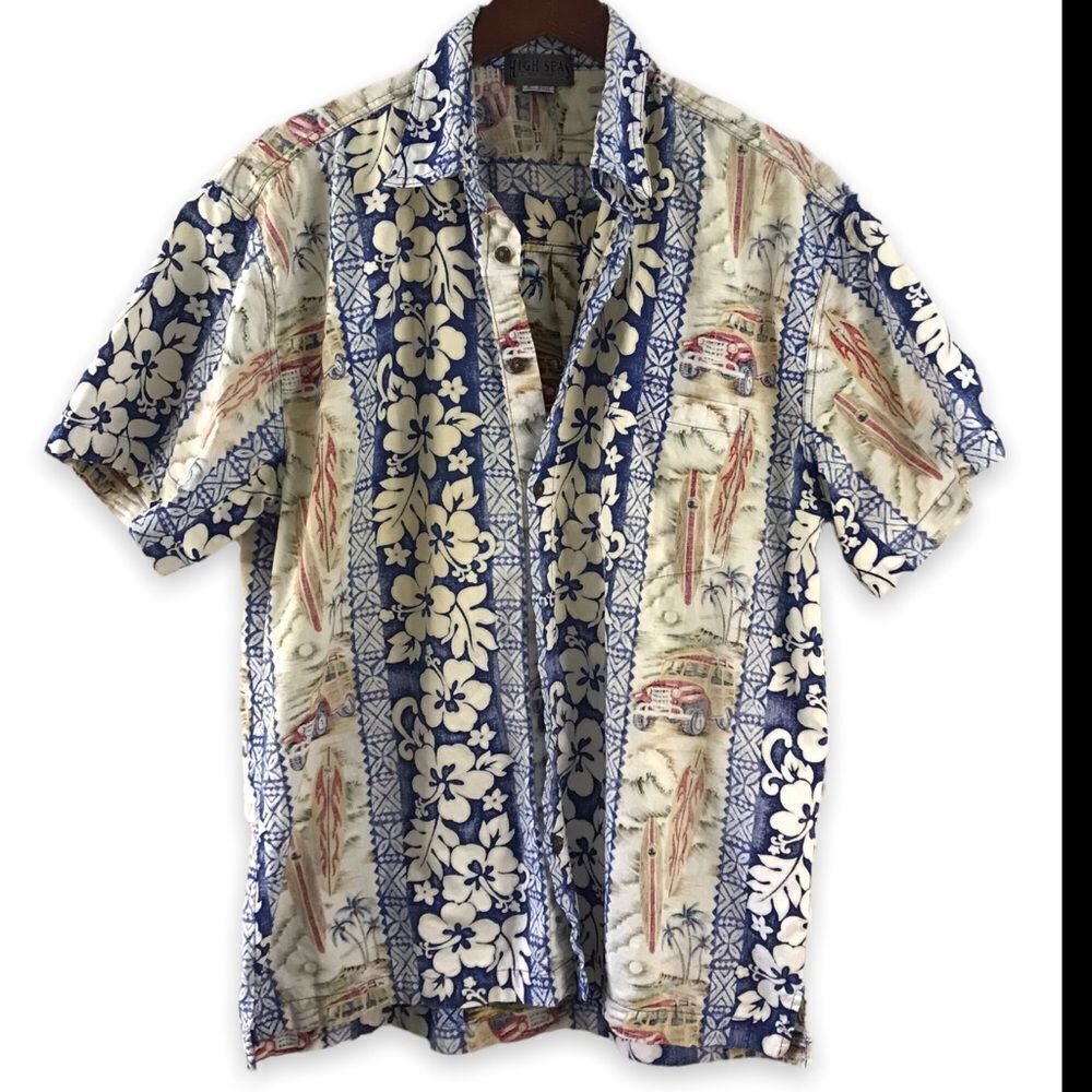 High Seas Hawaiian shirt size L‎